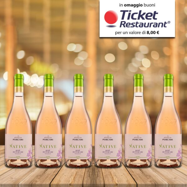 6 bottiglie Native Rosé de Purcari