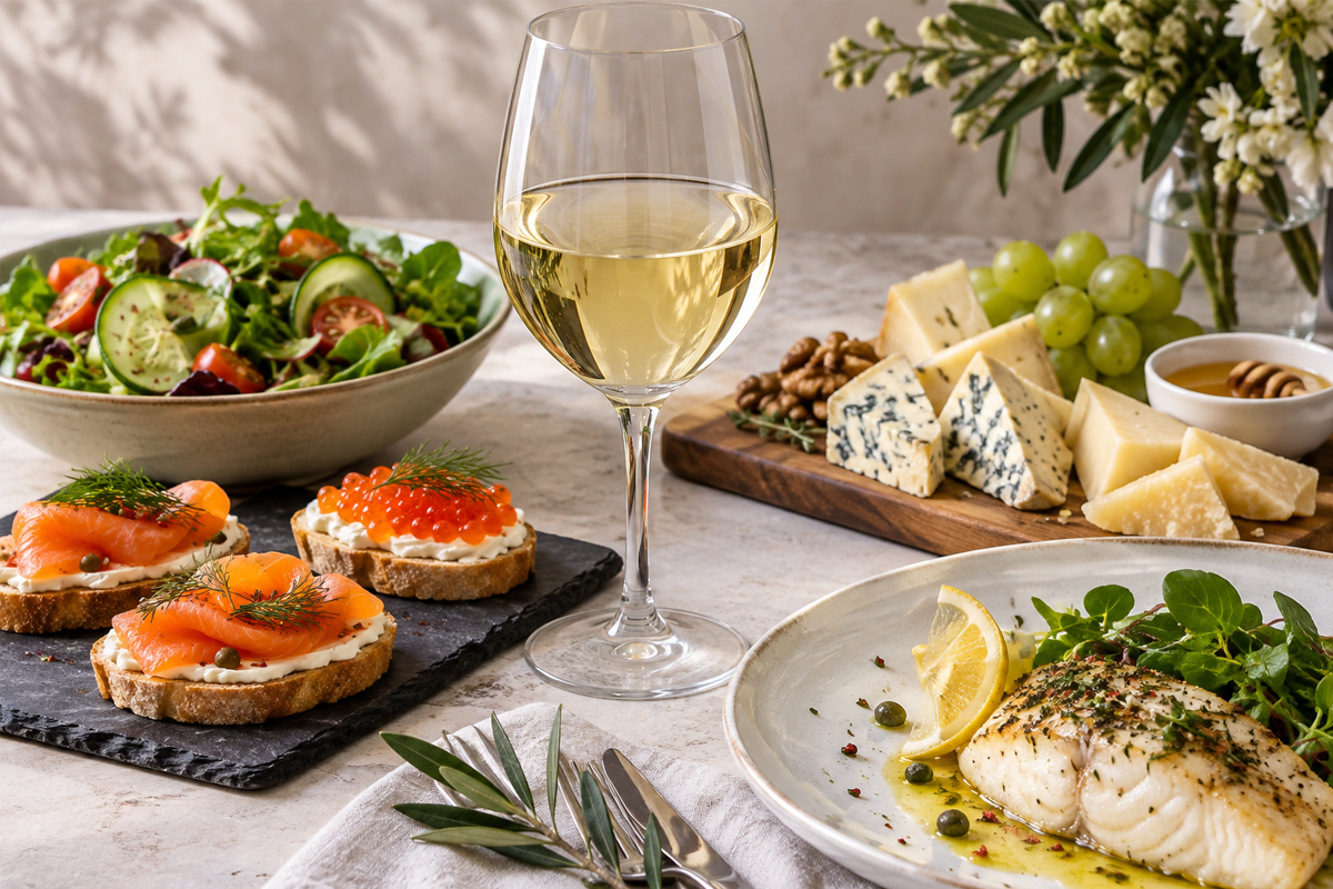 castel mimi - fateasca alba - food